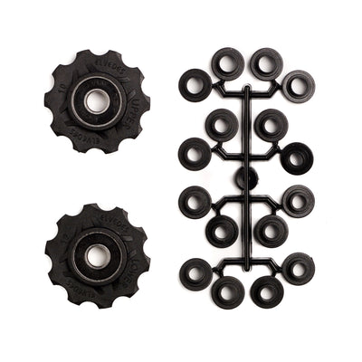 Schaltwerkräder 10 Zähne 8S schwarz 2 Stück