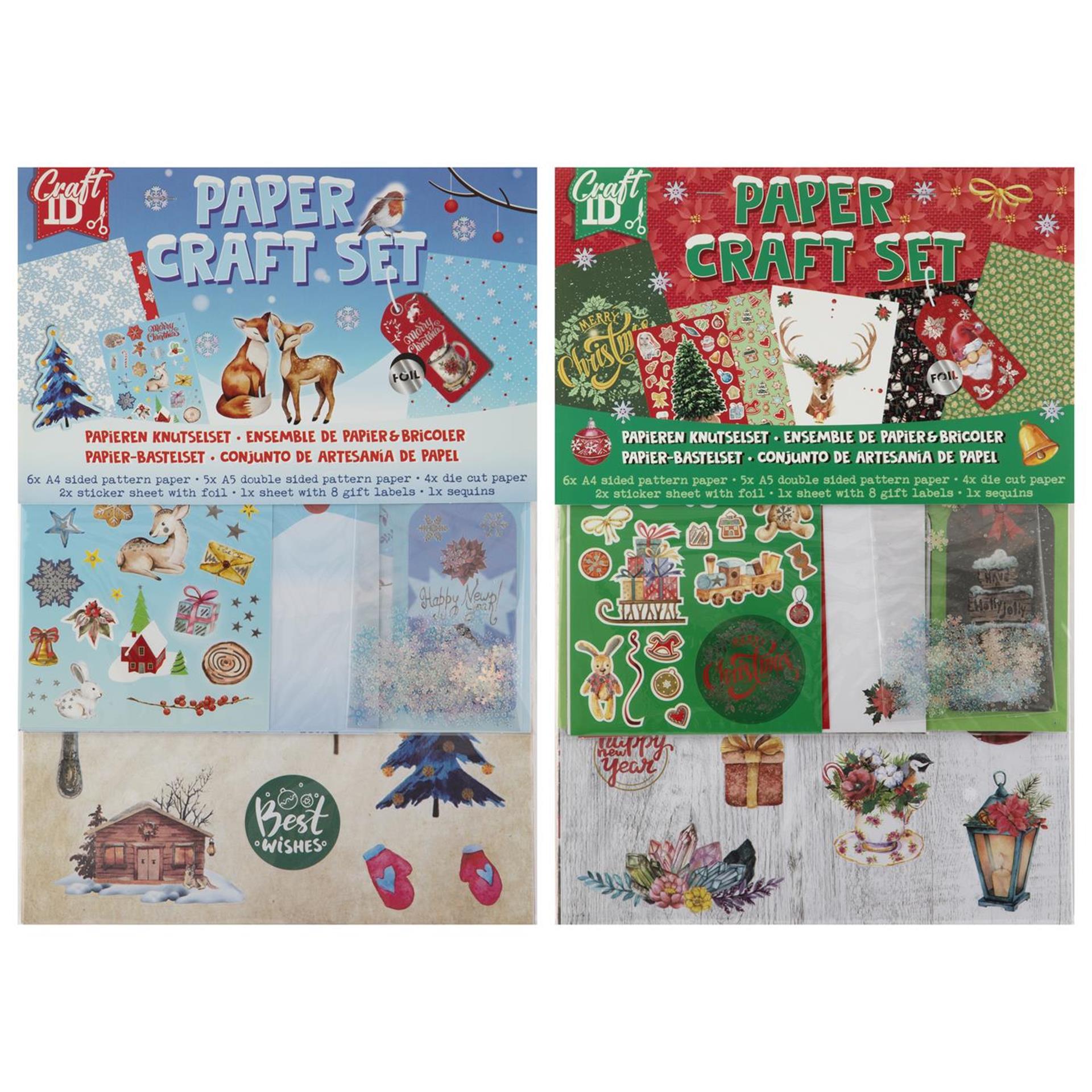 Grafix Weihnachts-Bastelset aus Papier