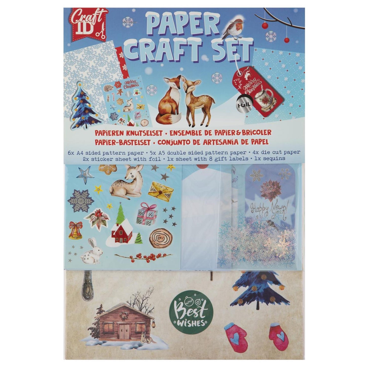 Grafix Weihnachts-Bastelset aus Papier