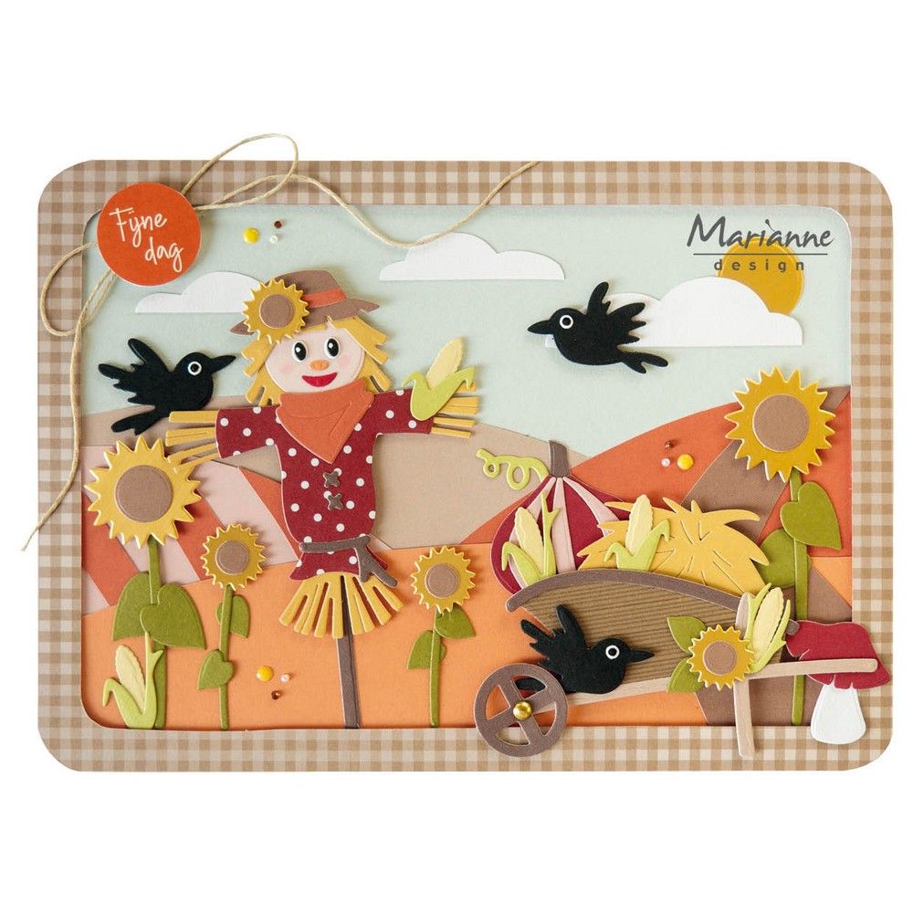 Marianne Design • Bastelbare Schubkarre von Marleen