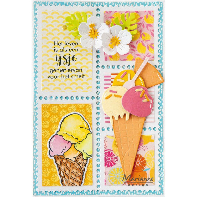 Marianne Design • Bastelbare Layout-Stempel A6