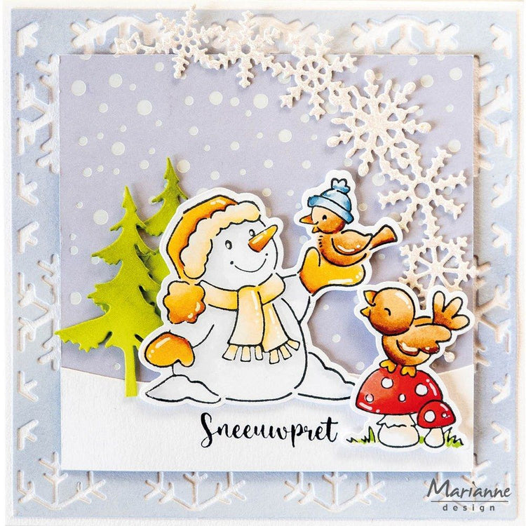 Marianne-Design • herstellbare Hintergrund-Eiskristalle