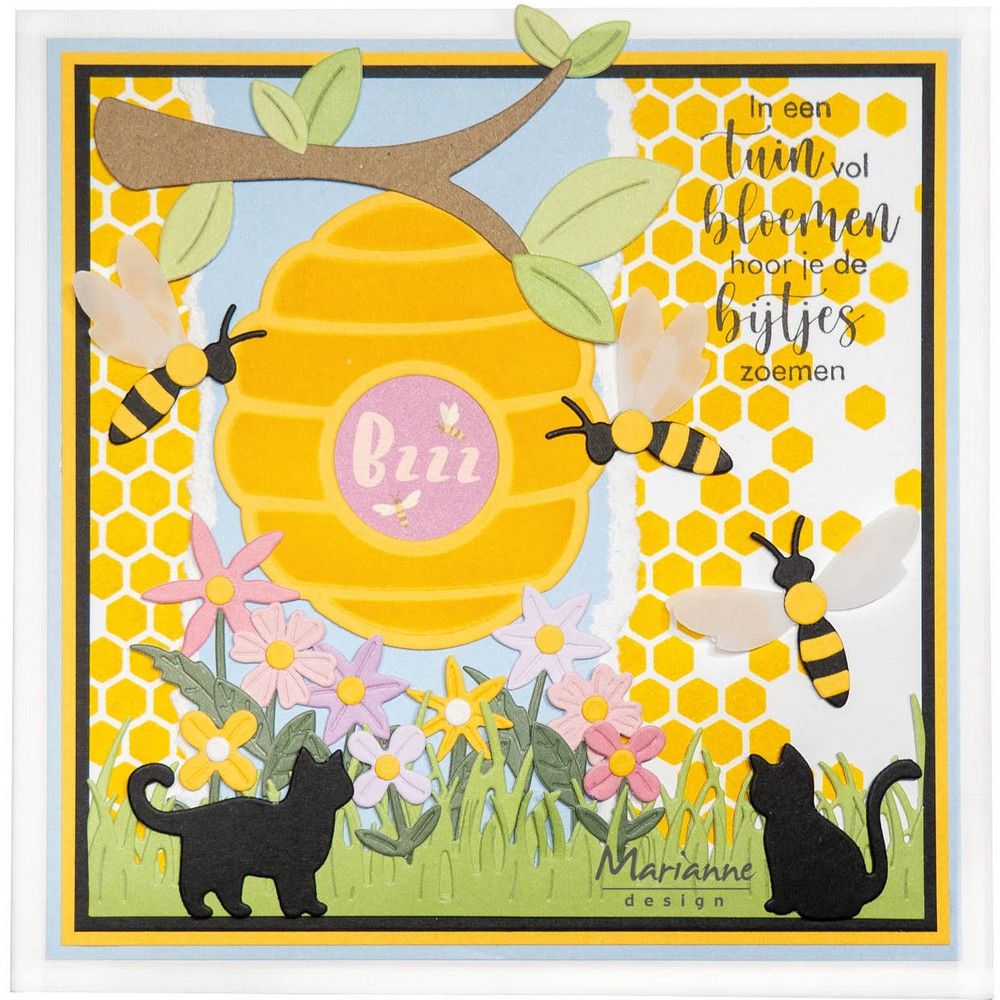 Marianne Design • Bastelbare Bienen von Marleen