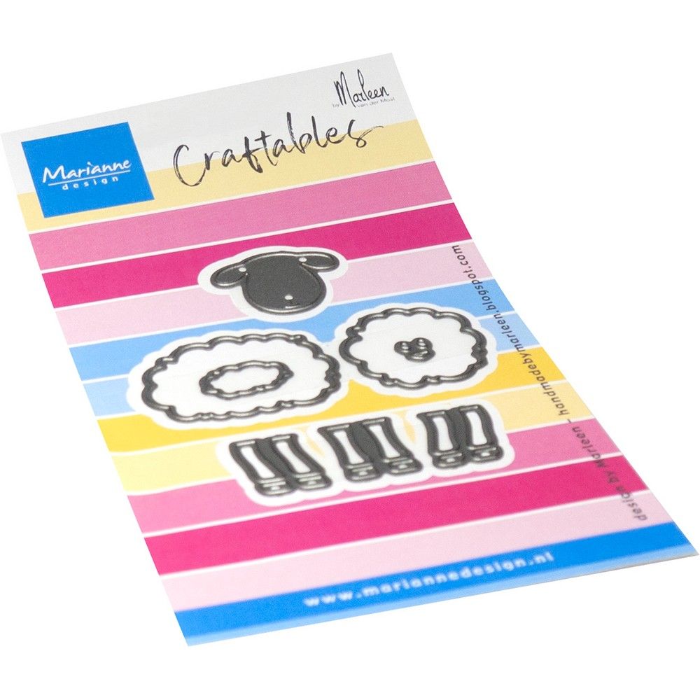 Marianne Design • Bastelbare Schafe von Marleen