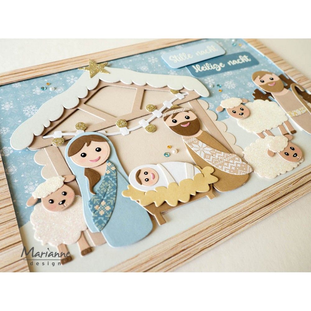 Marianne Design • Bastelbare Schafe von Marleen