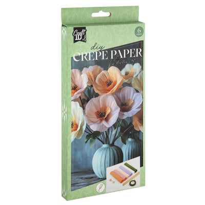 Craft ID Kreppblumen-Bastelset