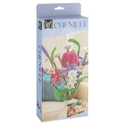 Craft-id-Chenille-Blumen-Set, 108-teilig