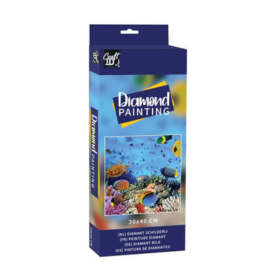 Grafix Diamantgemälde Unterwasserwelt 30x40