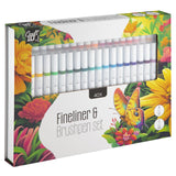 Craft ID Farbset Fineliner Pinselstift 40 Stück - afbeelding 1