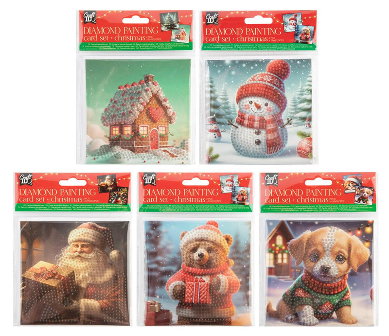 Grafix Bastel-ID-Diamantmalerei-Weihnachtskarten