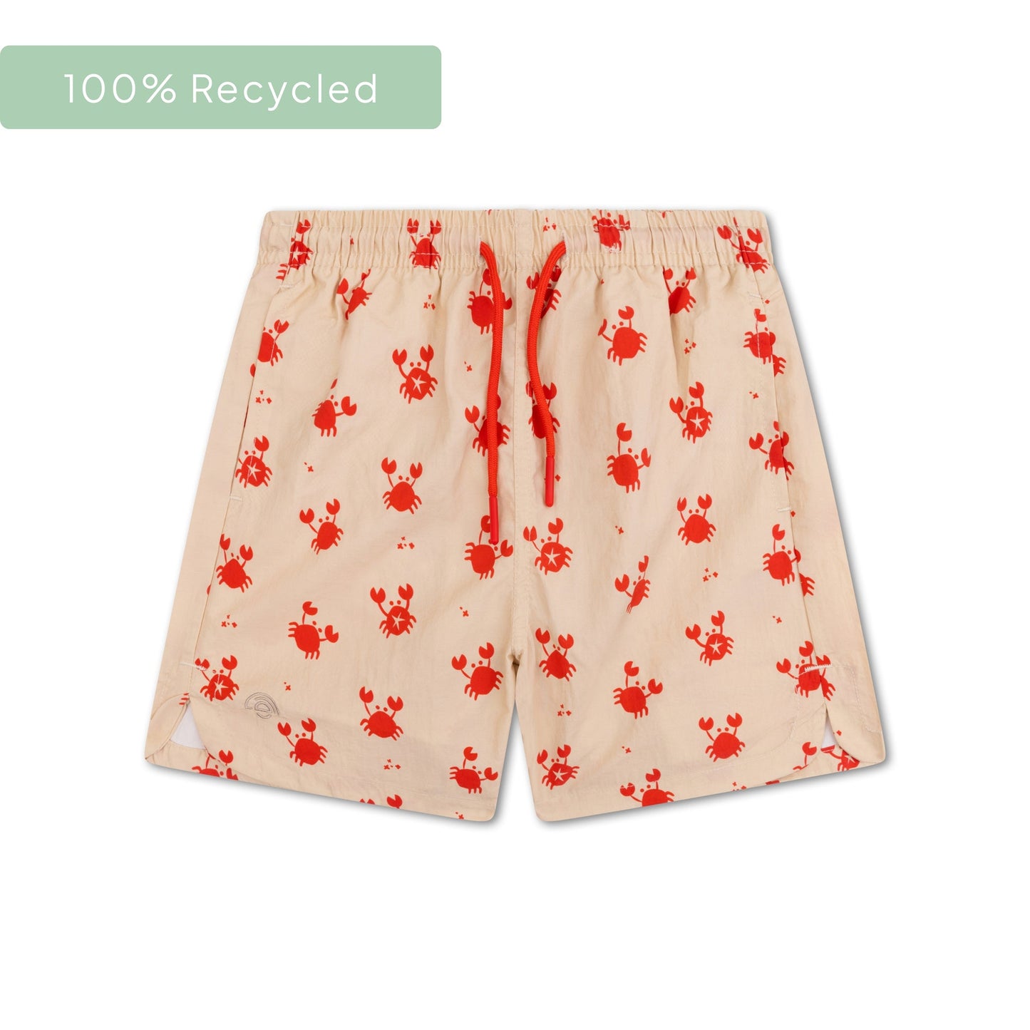 Crabby | Beige Red UV Schwimmbad Jungen