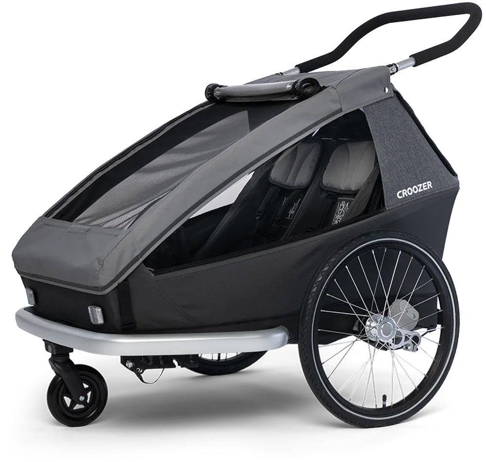 Croozer hat sich 2 Kinderfahrradanhänger angeschaut