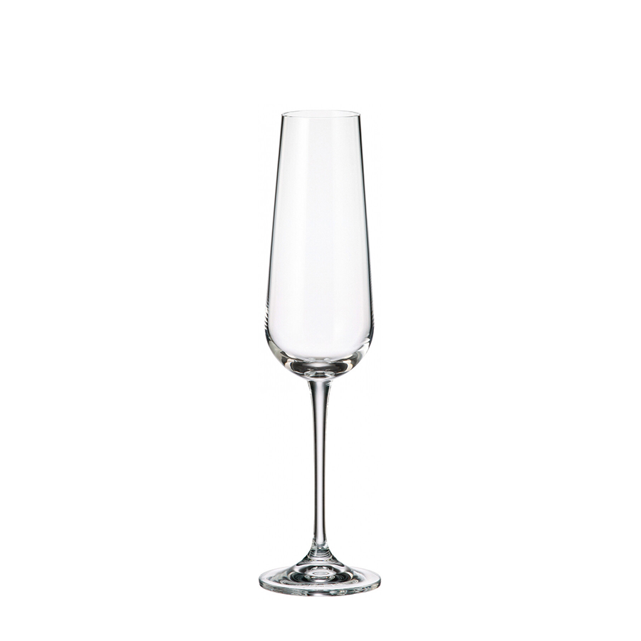 Crystal Bohemia Champagnerglas Ardea 220 ml 6 Stück
