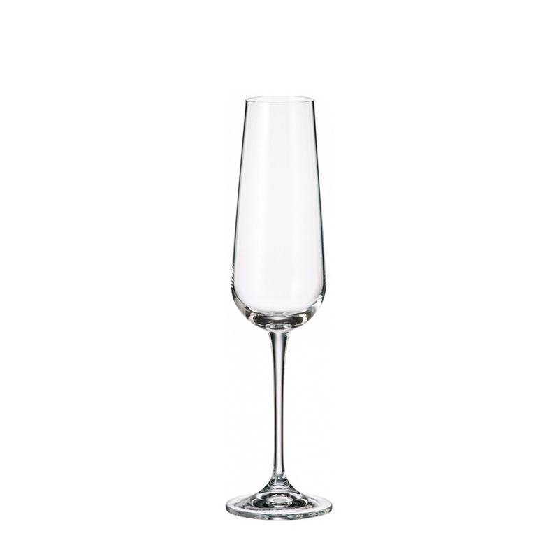 Crystal Bohemia Champagnerglas Ardea 220 ml 6 Stück