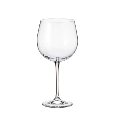 Crystal Bohemia Rotweinglas Fulica 670ml 6 Stück