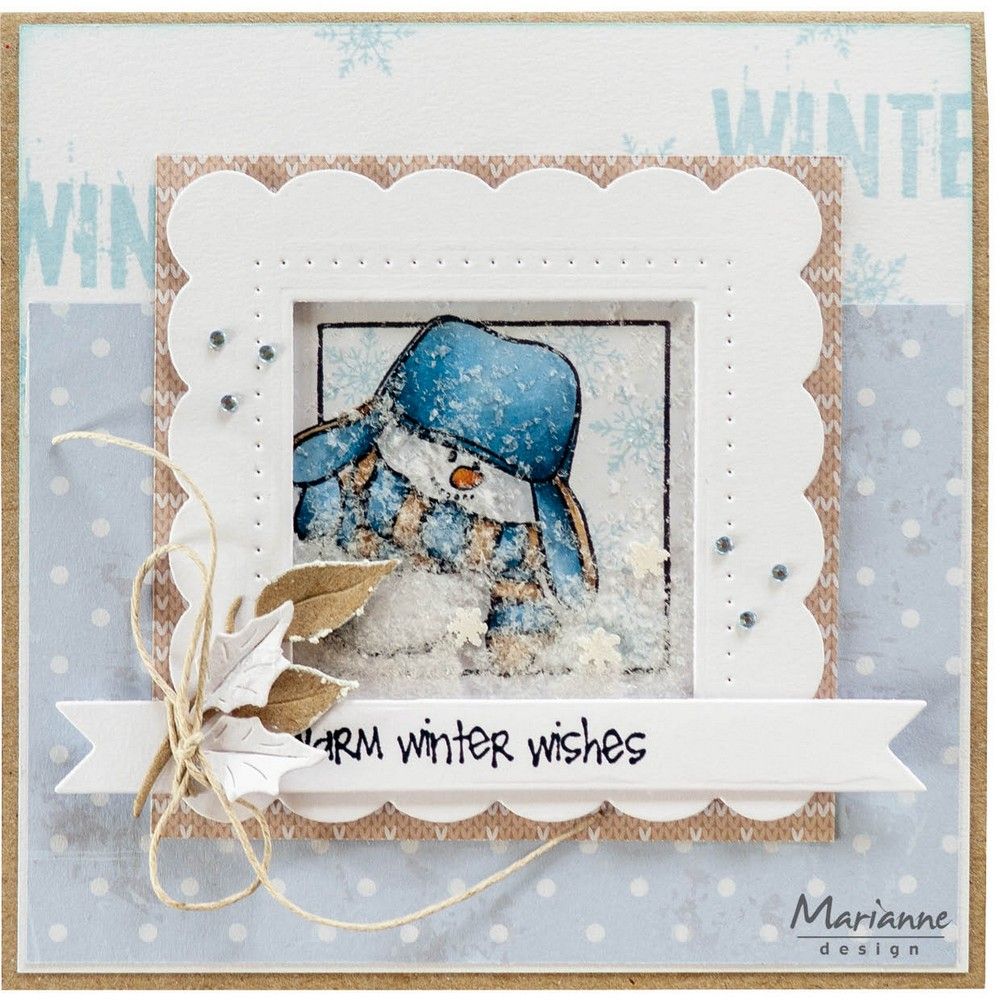 Marianne Design • Transparente Stempel-Stanzformen, ATC-Stempel-Stanzformen-Set