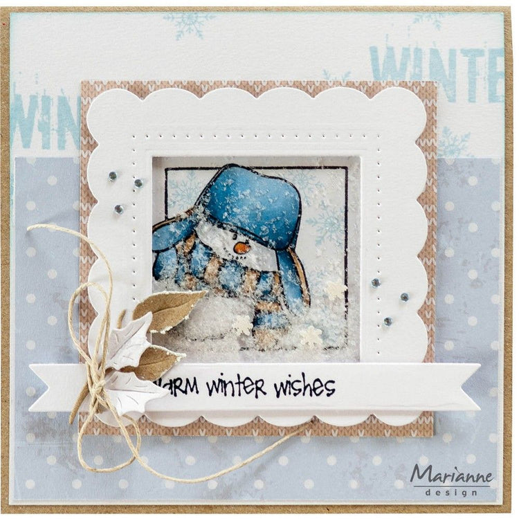 Marianne Design • Transparente Stempel-Stanzformen, ATC-Stempel-Stanzformen-Set