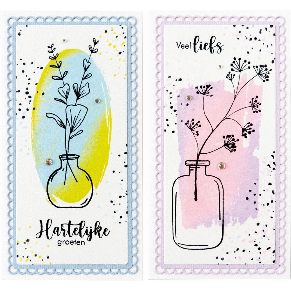 Marianne Design • Silhouette Art Clear Stamps Vasen