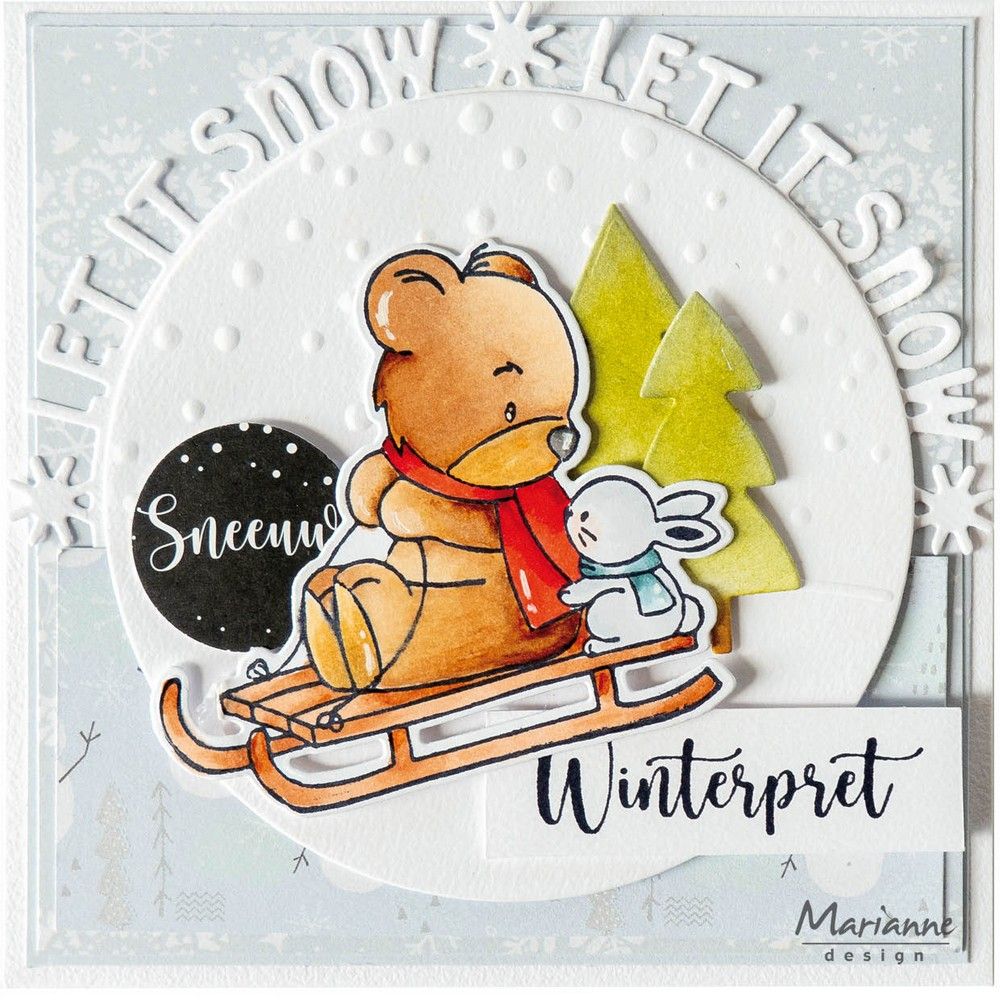 Marianne Design • Klarsichtstempel Bär Hase