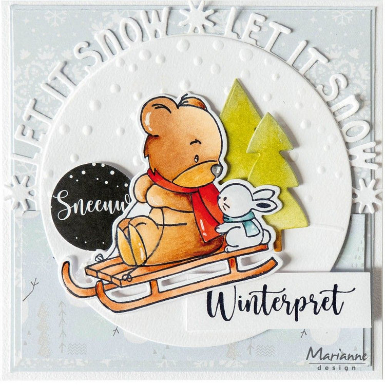 Marianne Design • Klarsichtstempel Bär Hase