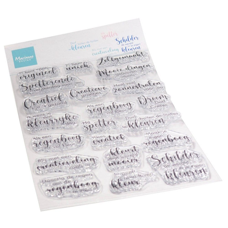 Marianne Design • Clear Stamps Bunte Grüße