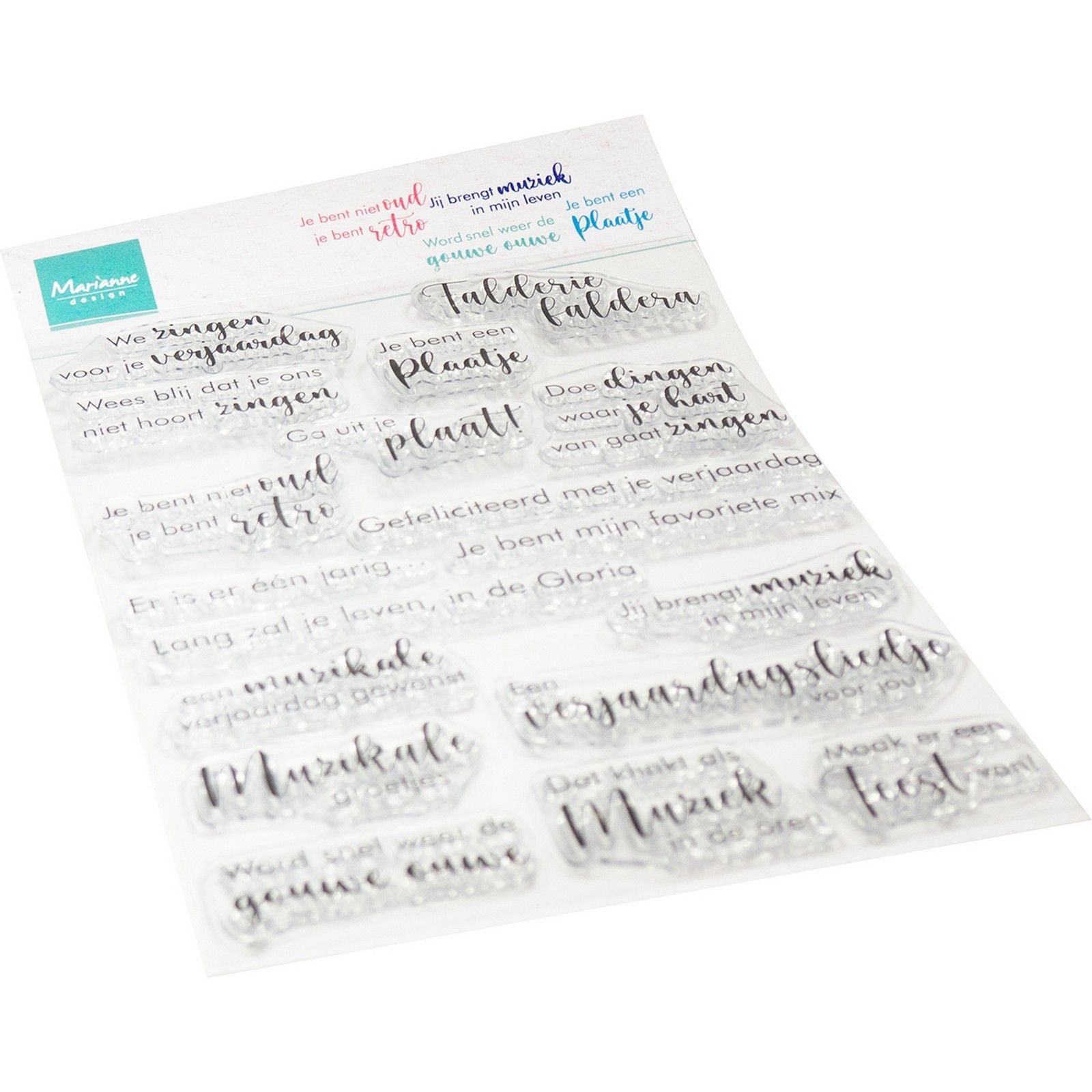 Marianne Design • Klarsichtstempel Falderie Faldera