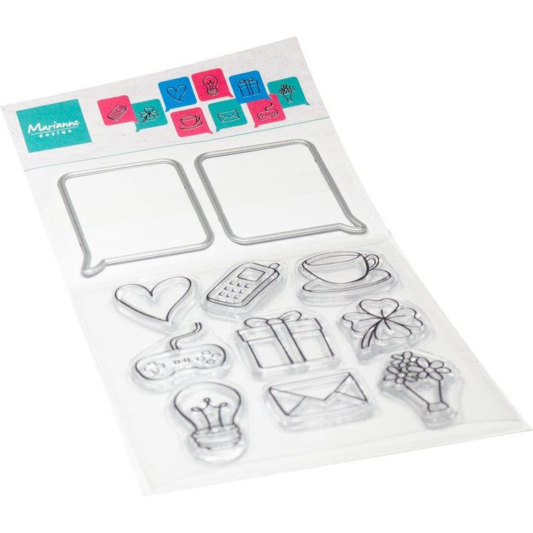 Marianne Design • Transparente Stempel, Sprechblasen