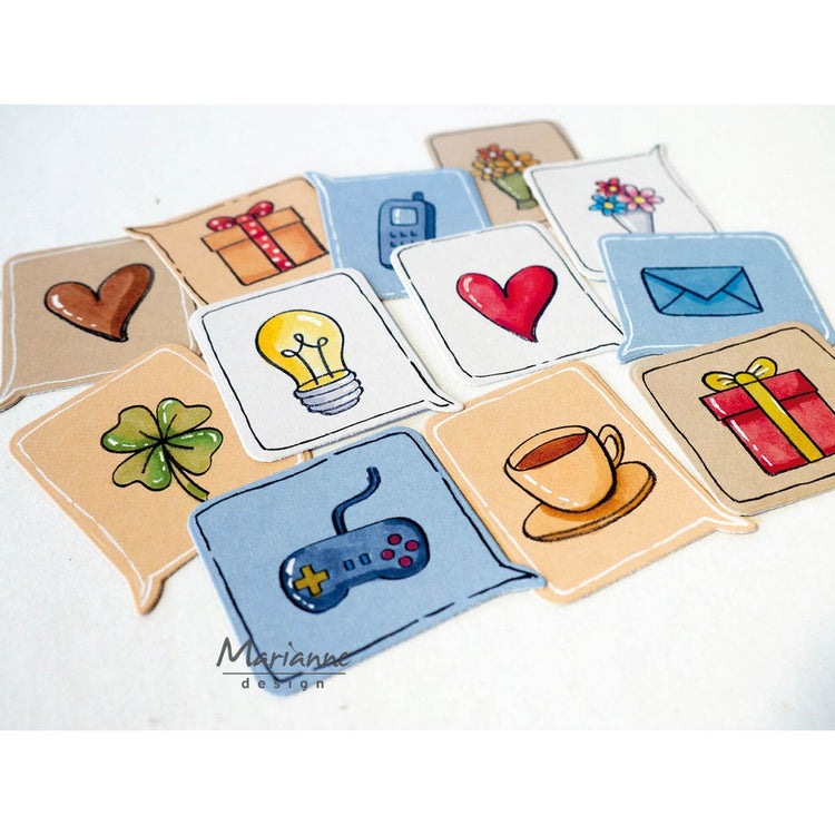 Marianne Design • Transparente Stempel, Sprechblasen