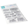 Marianne Design • Transparente Stempel mit Krippentext von Marleen