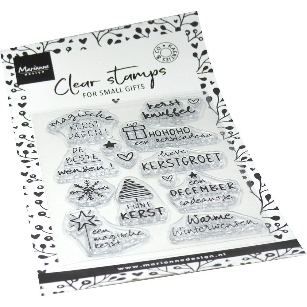 Marianne Design • Klarsichtstempel Weihnachten von Kaertjes und Co