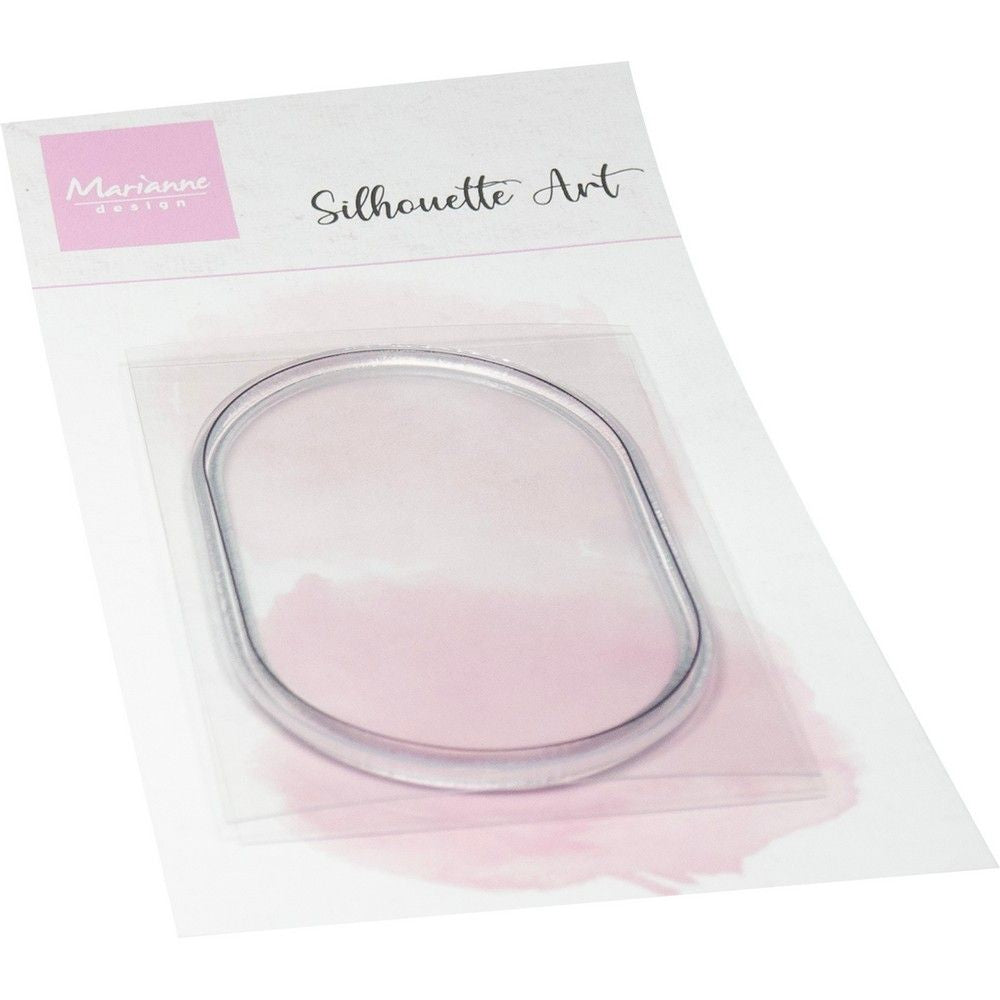 Marianne Design • Stempel Silhouette Kunst ovaler Rahmen