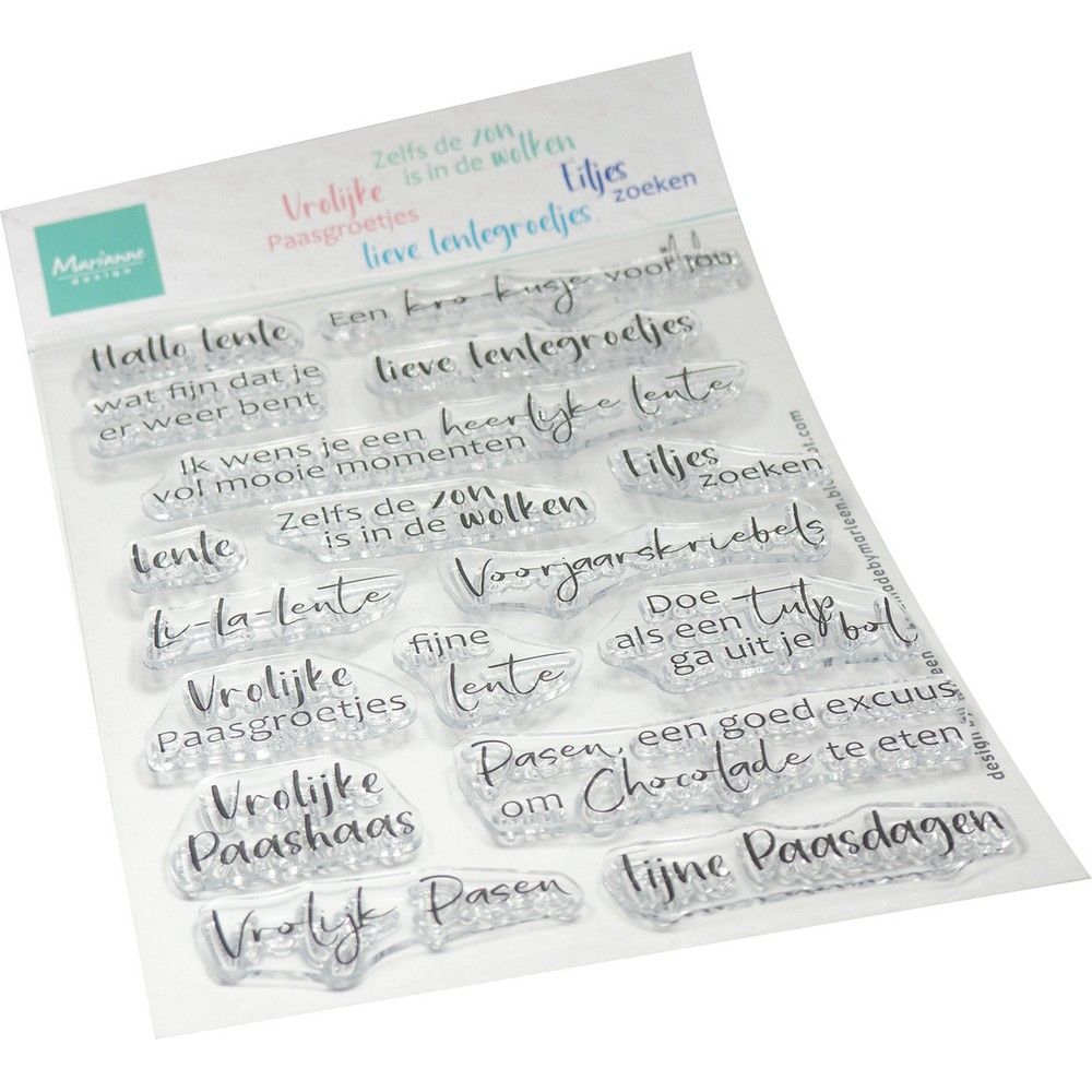 Marianne Design • Stempel Frühlingsgrüße von Marleen