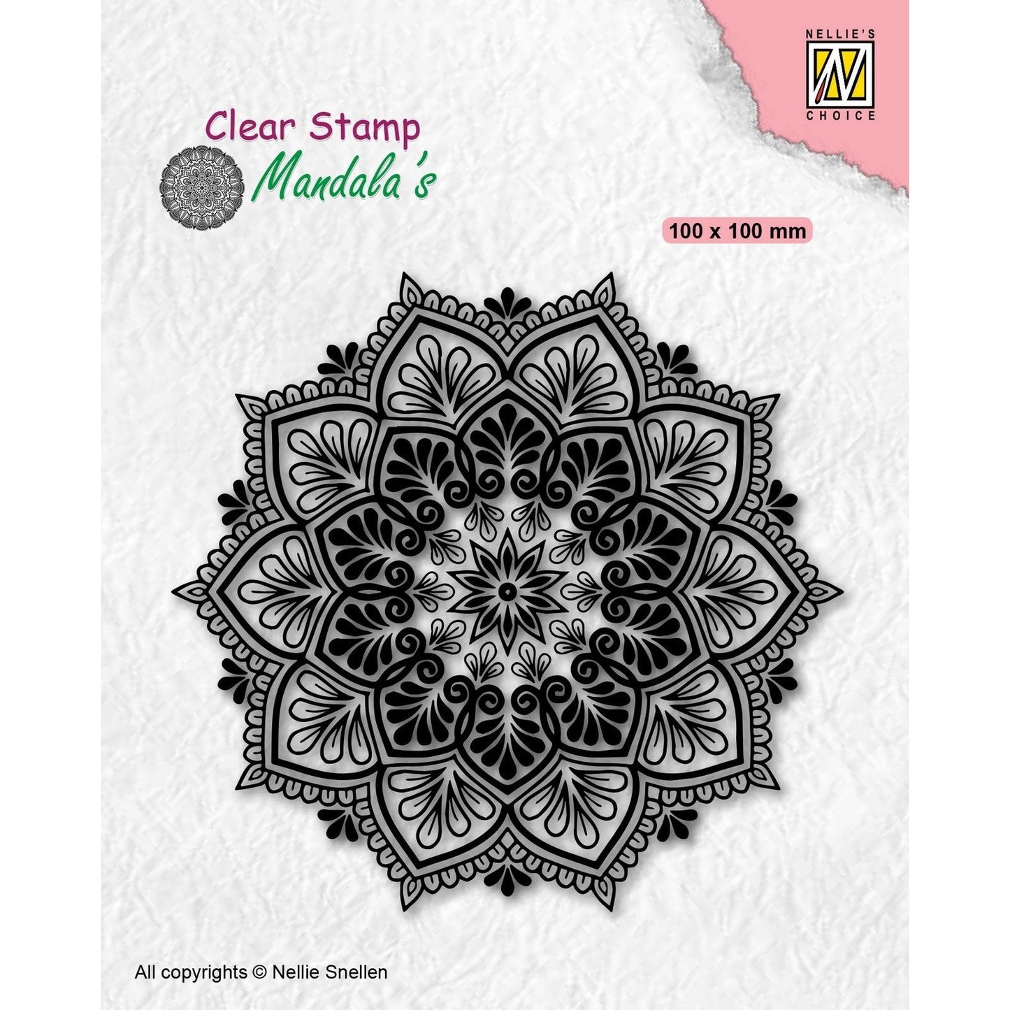 Nellies Wahl • Mandalas Clear Stamp Mandala Starflower