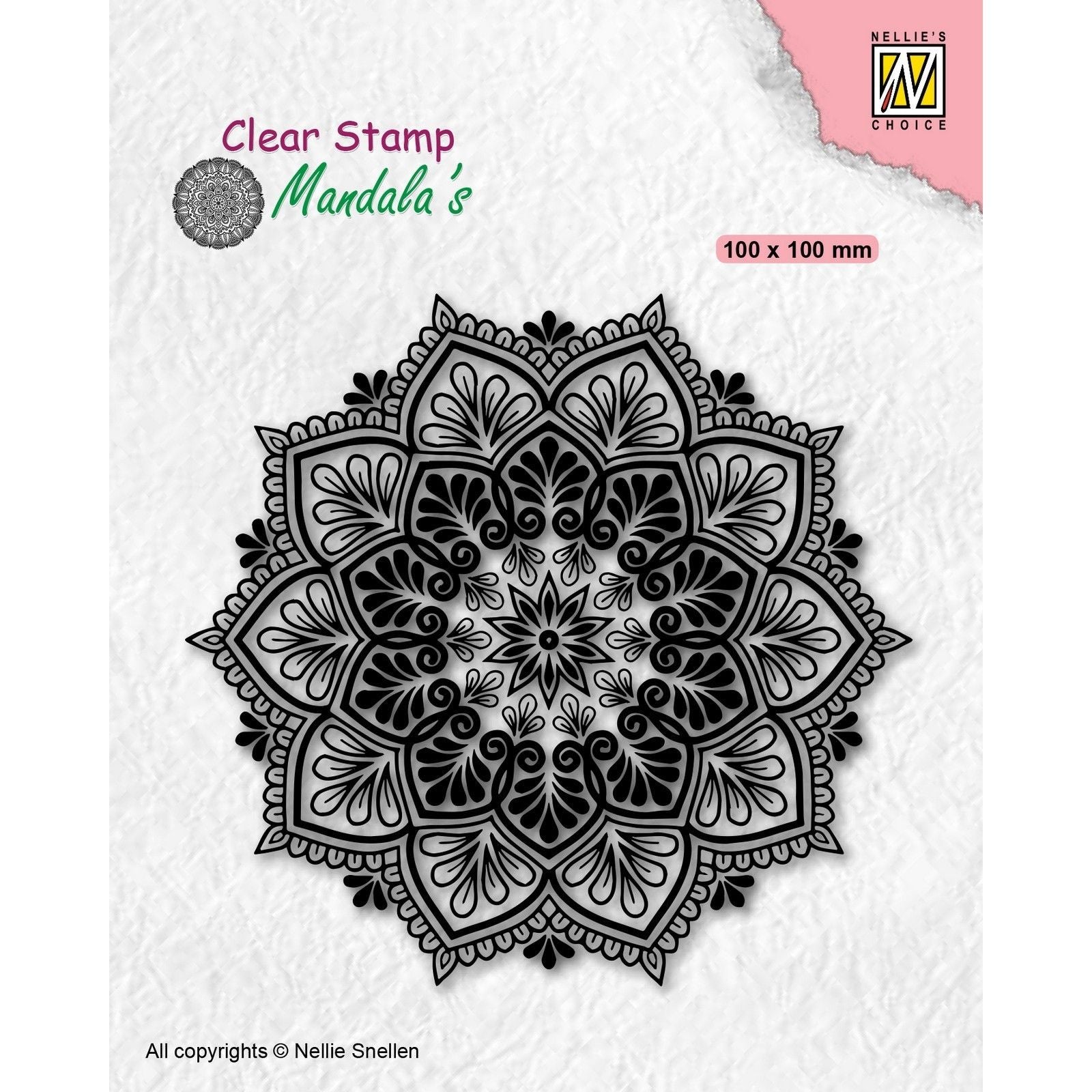 Nellies Wahl • Mandalas Clear Stamp Mandala Starflower