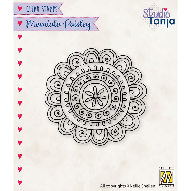Nellies Wahl • Mandalas, Paisley-Klarstempelmotiv, Blume