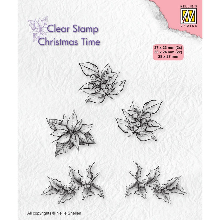 Nellies Wahl • Weihnachtszeit-Klarstempel Weihnachtsstern
