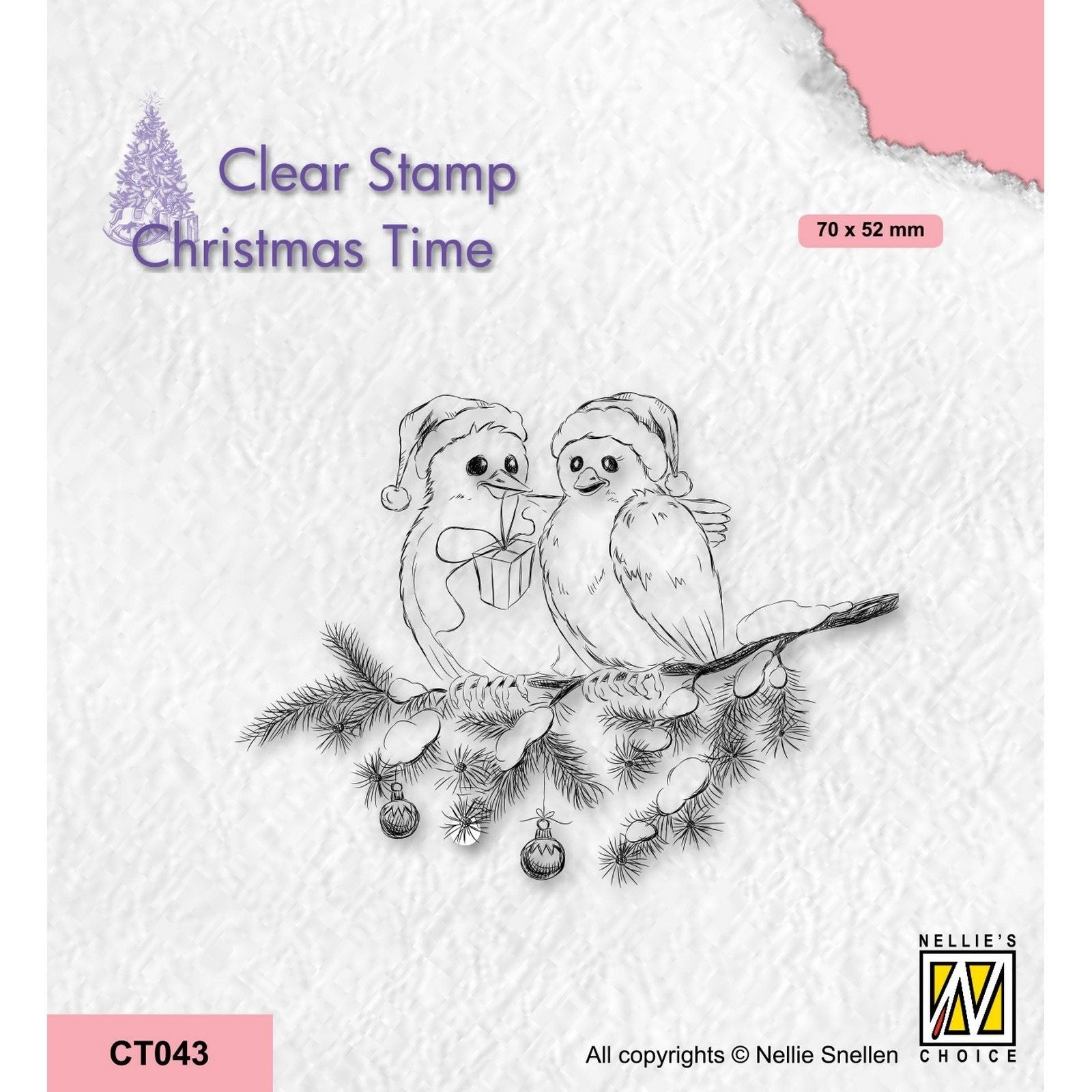 Nellies Wahl • Klarsichtstempel zur Weihnachtszeit, die Weihnachten feiern
