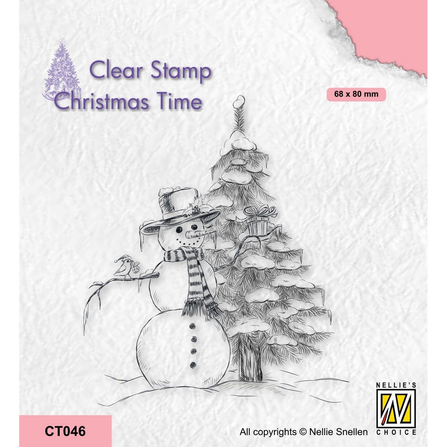 Nellies Wahl • Weihnachtszeit-Klarstempel Schneemann