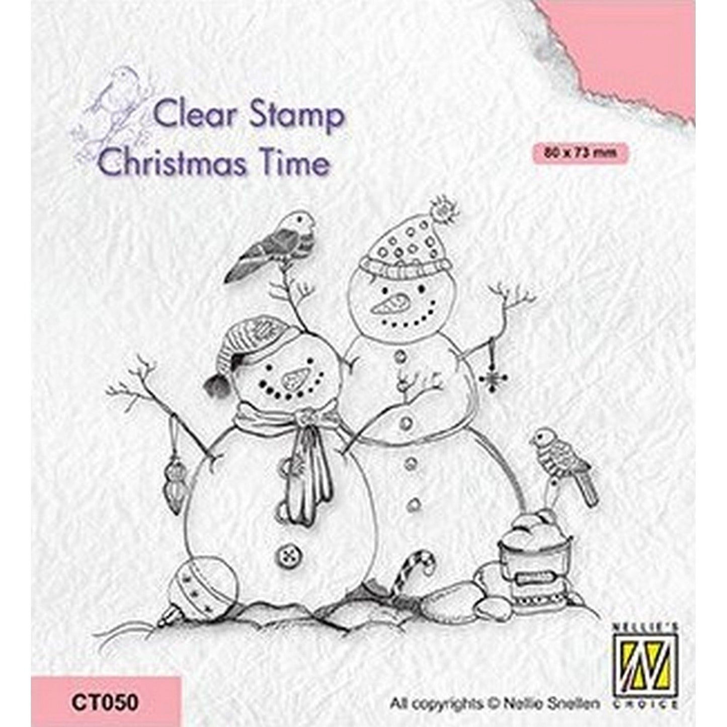 Nellies Wahl • Weihnachtszeit-Klarstempel Schneemänner