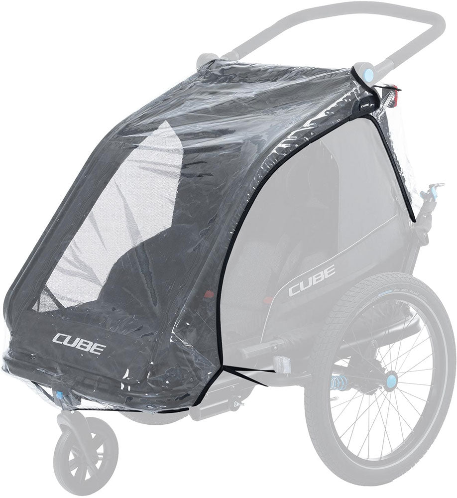 Cube Double Cmp Kinderanhänger-Regenschutz