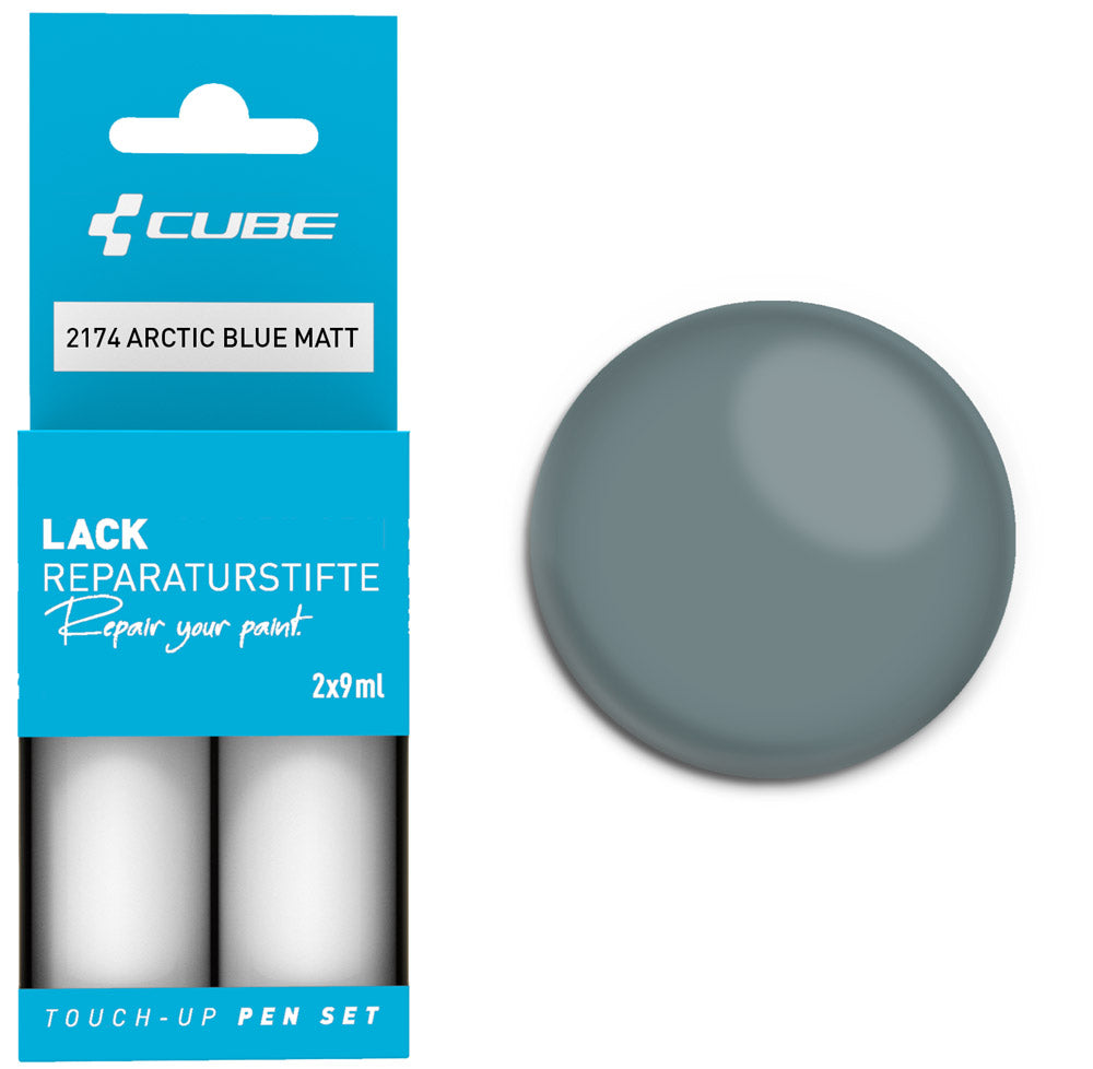 Cube Lackstift-Set Artikblau matt