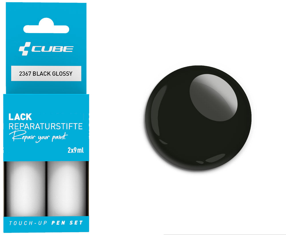 Cube Lackstift-Set schwarz glänzend