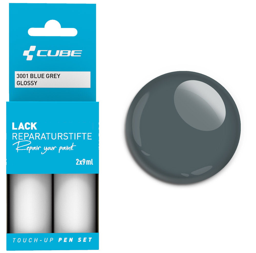 Cube Lackstift-Set blaugrau matt