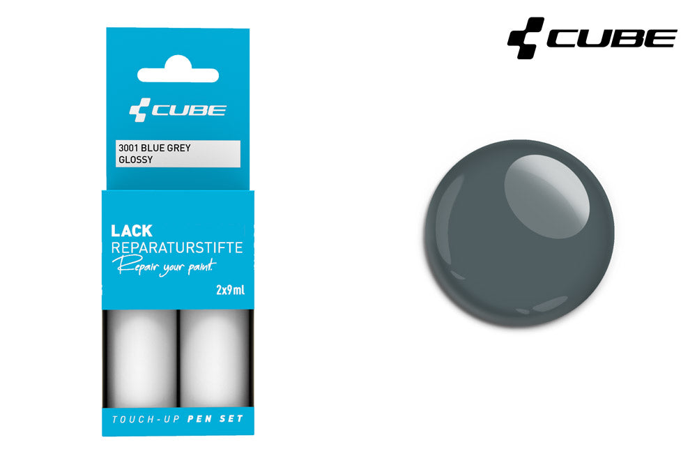 Cube Lackstift-Set blaugrau matt