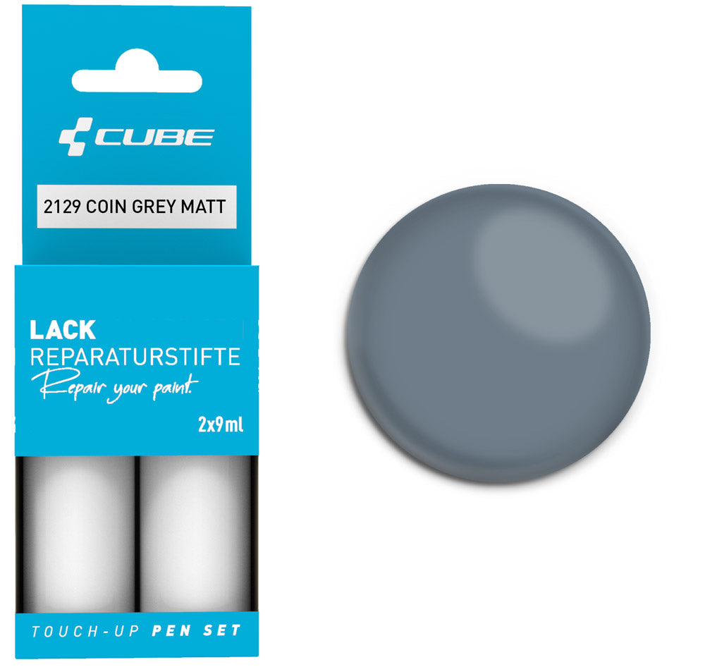 Cube Lackstift-Set münzengrau matt