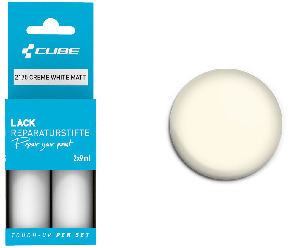 Cube Lackstift-Set cremeweiß matt