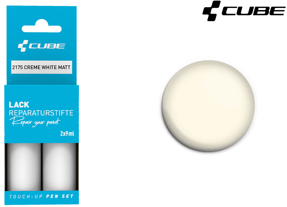 Cube Lackstift-Set cremeweiß matt