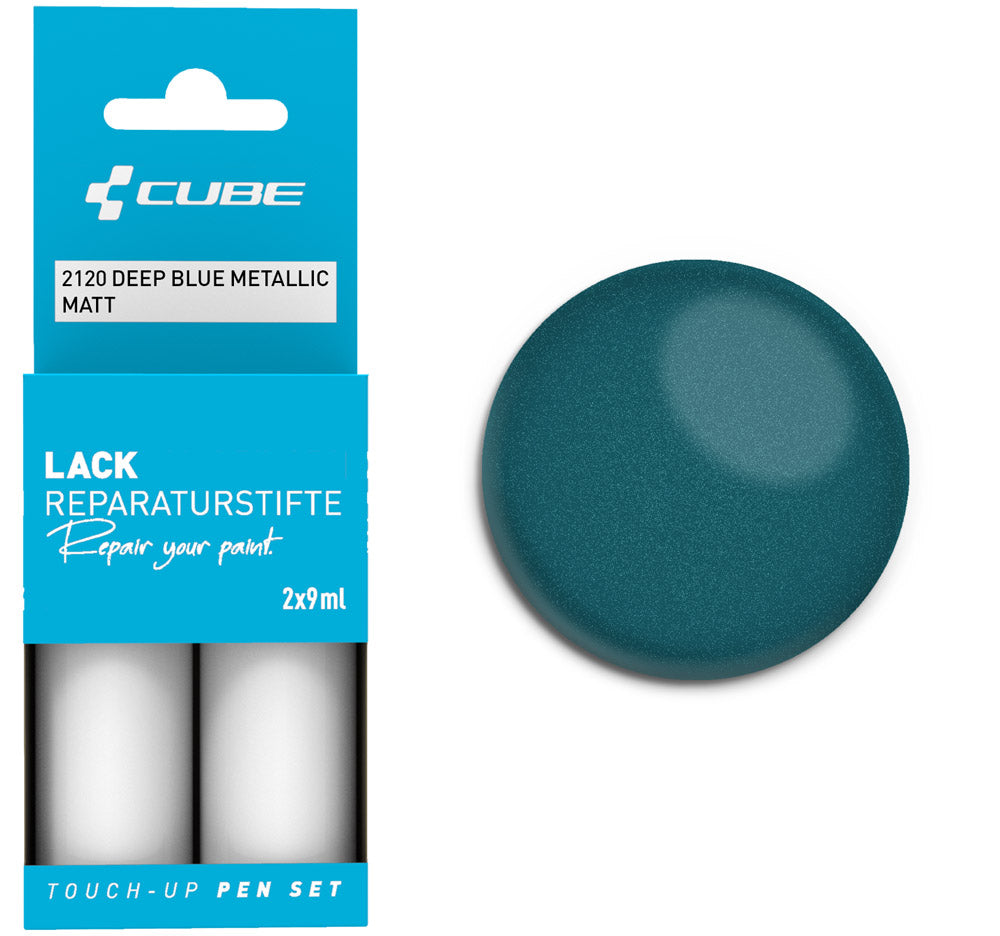 Cube Lackstift-Set tiefblau metallic matt