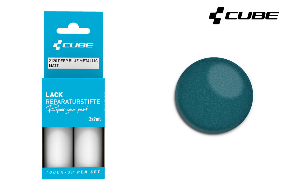 Cube Lackstift-Set tiefblau metallic matt