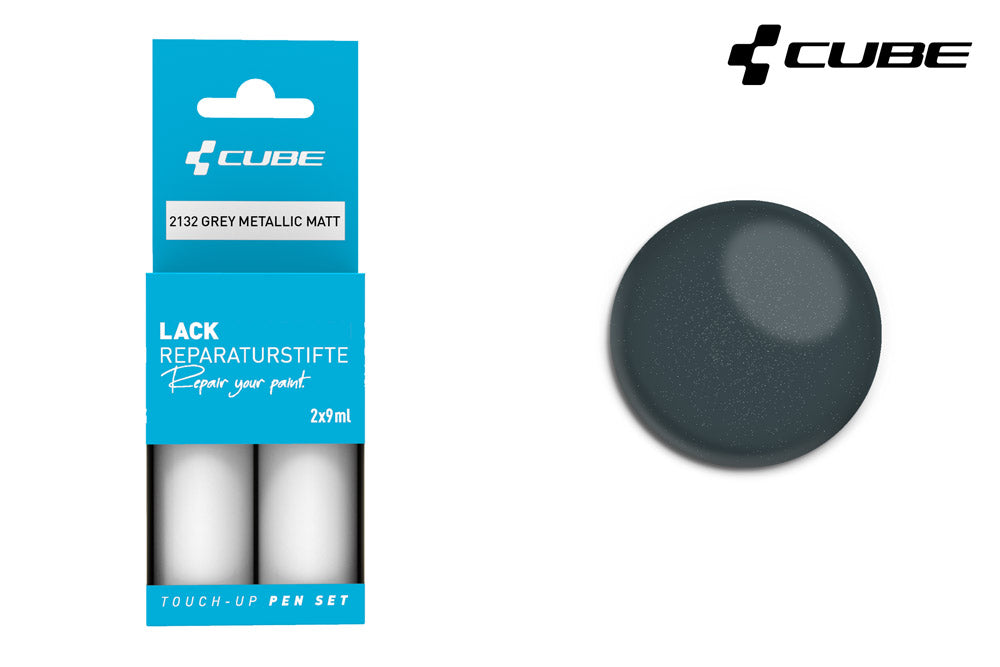 Cube Lackstift-Set grau metallic matt